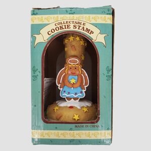 Rite Aid Collectable Cookie Stamp Gingerbread Angel Christmas 972263-VII Vintage